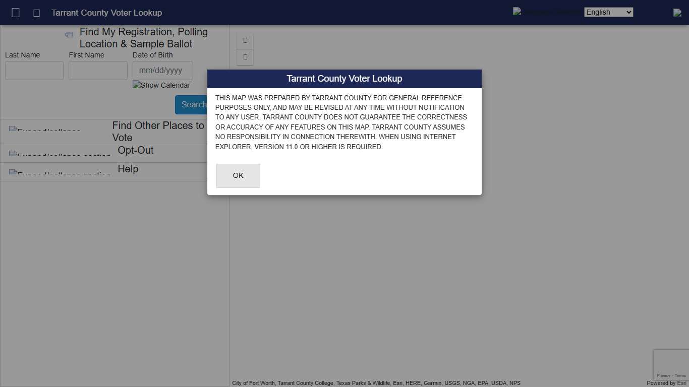 Tarrant County Voter Lookup